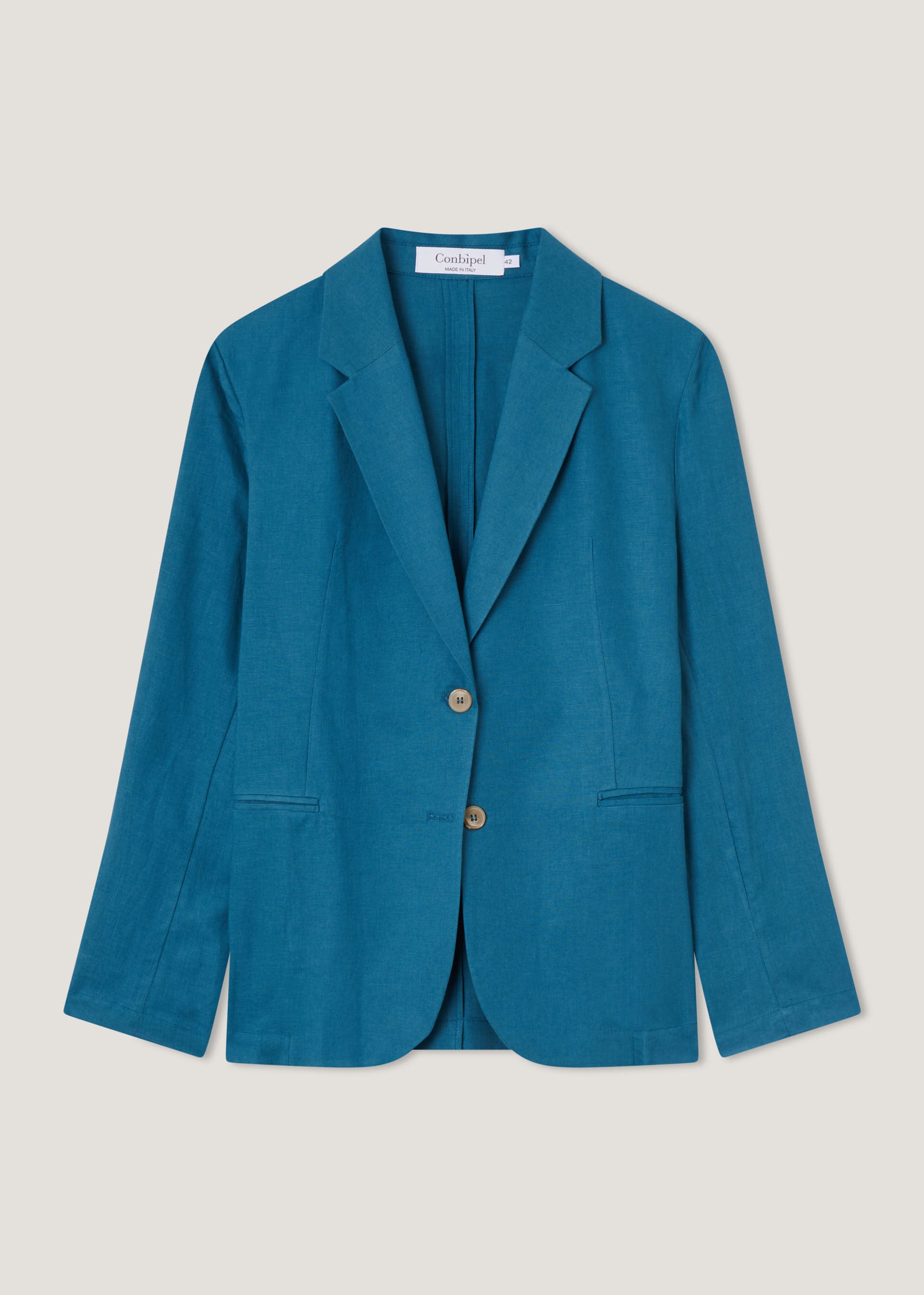 Blazer in misto lino