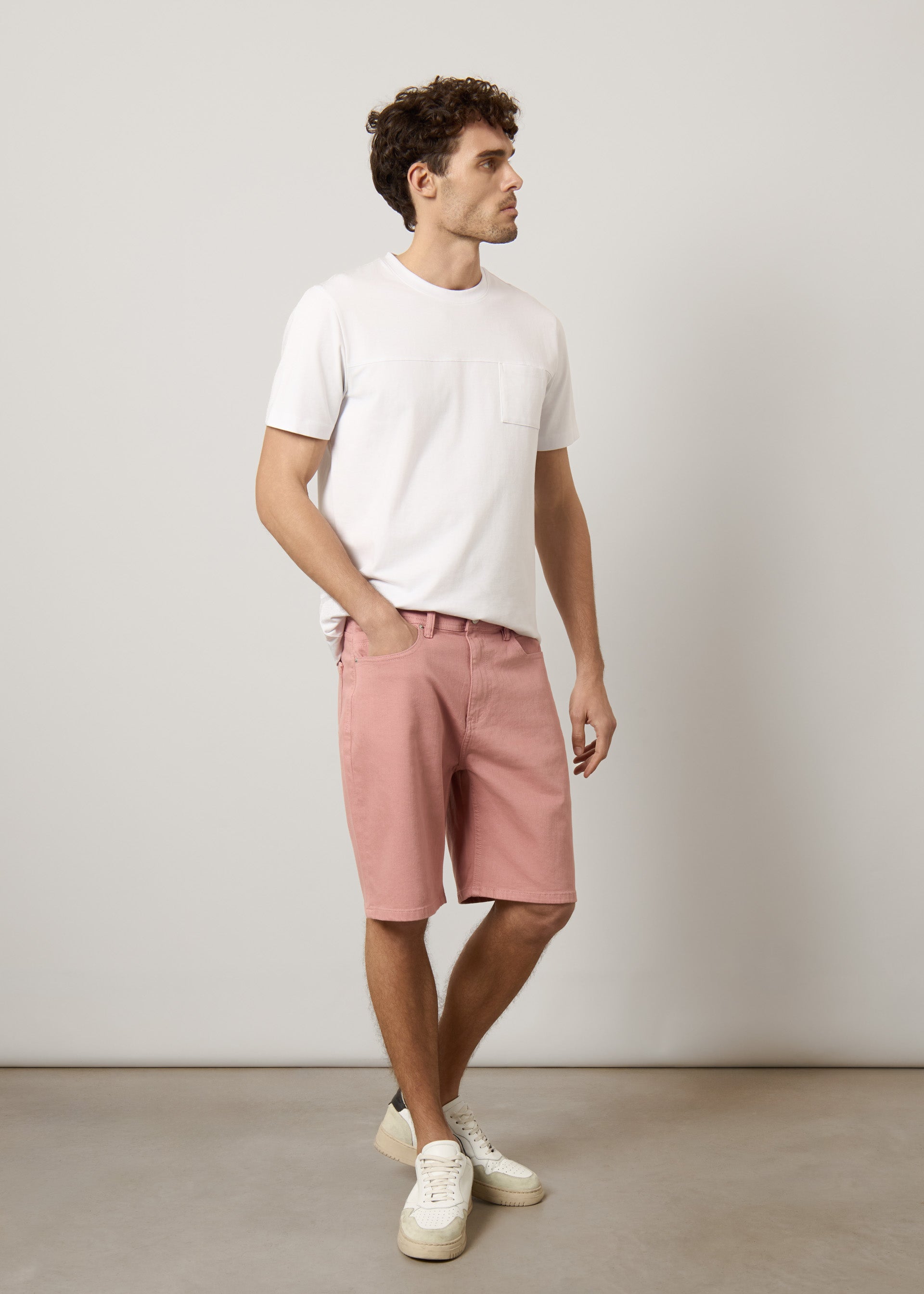 Bermuda in denim color