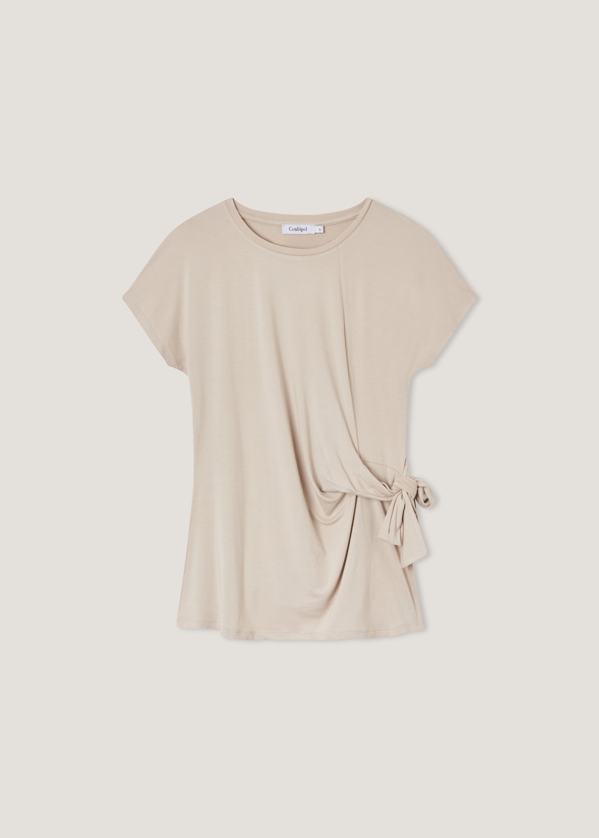 T-shirt kimono con nodo
