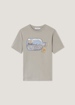 T-shirt in puro cotone stampata