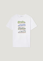 T-shirt in puro cotone stampata