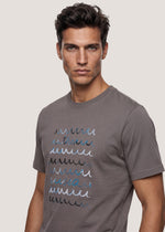 T-shirt in puro cotone stampata