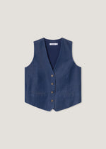 Gilet classico denim light