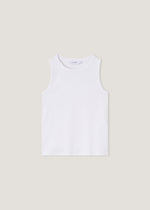 Top in costina di cotone stretch