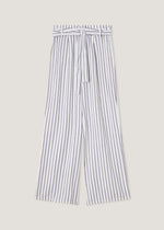 Pantaloni ampi in misto lino