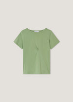 T-shirt girocollo in cotone stretch