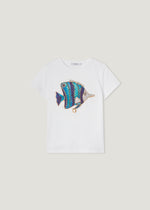 T-shirt puro cotone applicazioni e stampa