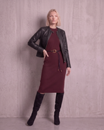 Giacca biker in vera pelle