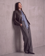 Giacca in vera pelle nappa antik