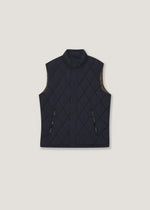 Gilet imbottito e trapuntato