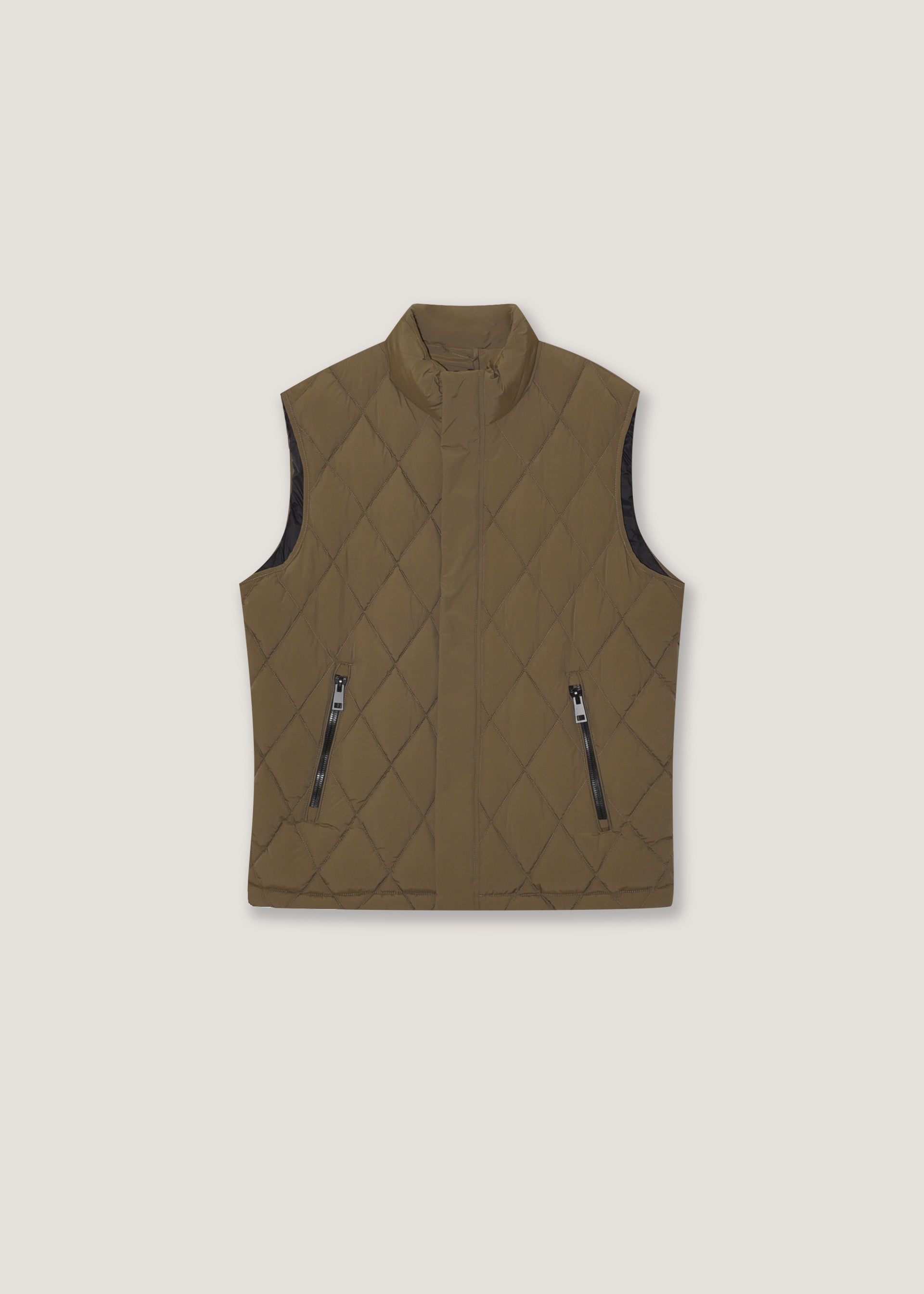 Gilet imbottito e trapuntato