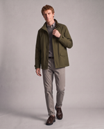 Giacca utility con collo alto