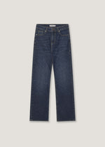Denim 5 tasche straight a vita alta