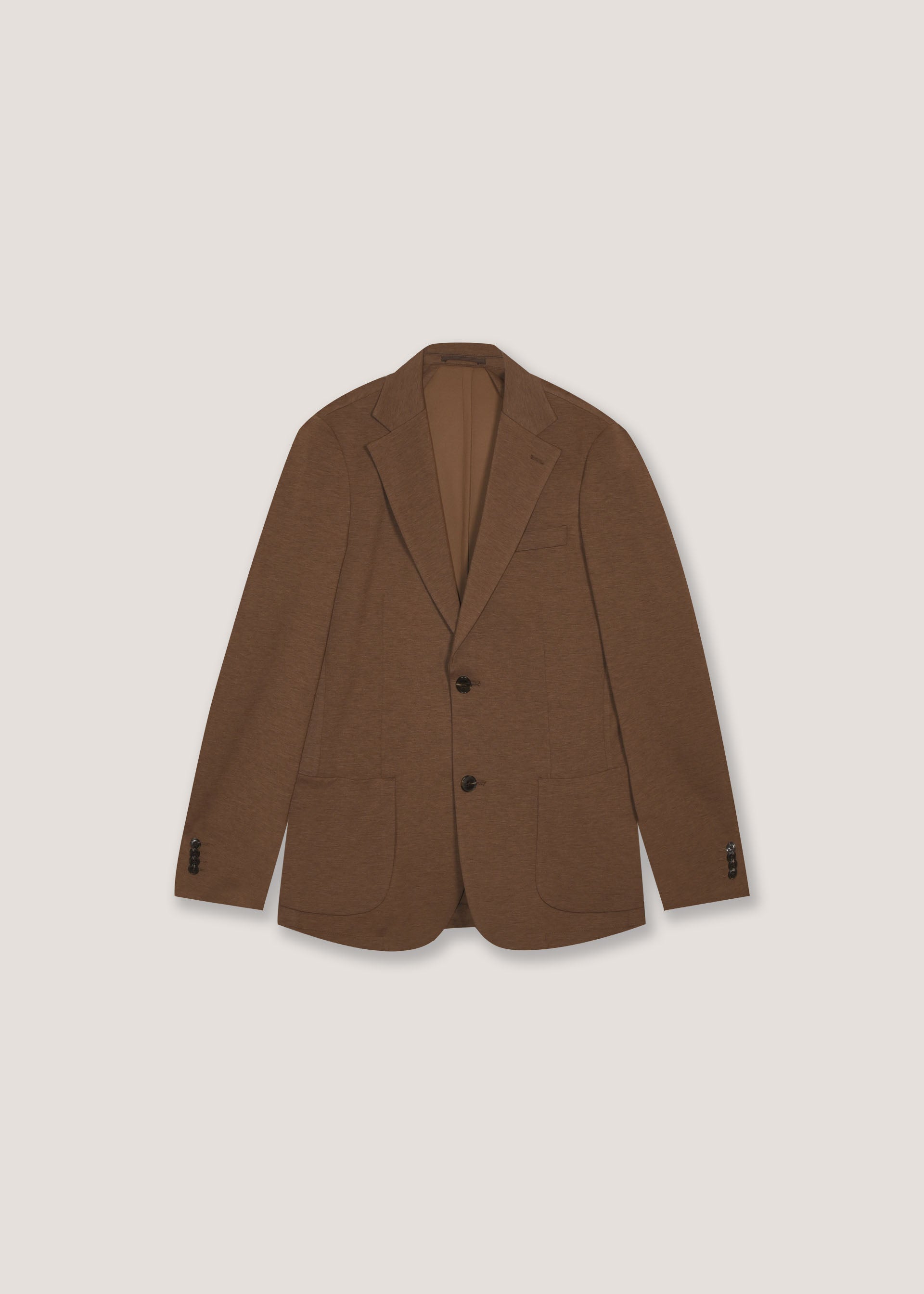 Blazer in jersey melange