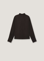 Blusa semitrasparente con fiocco