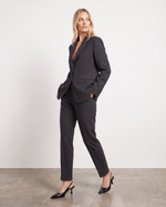Blazer monopetto gessato