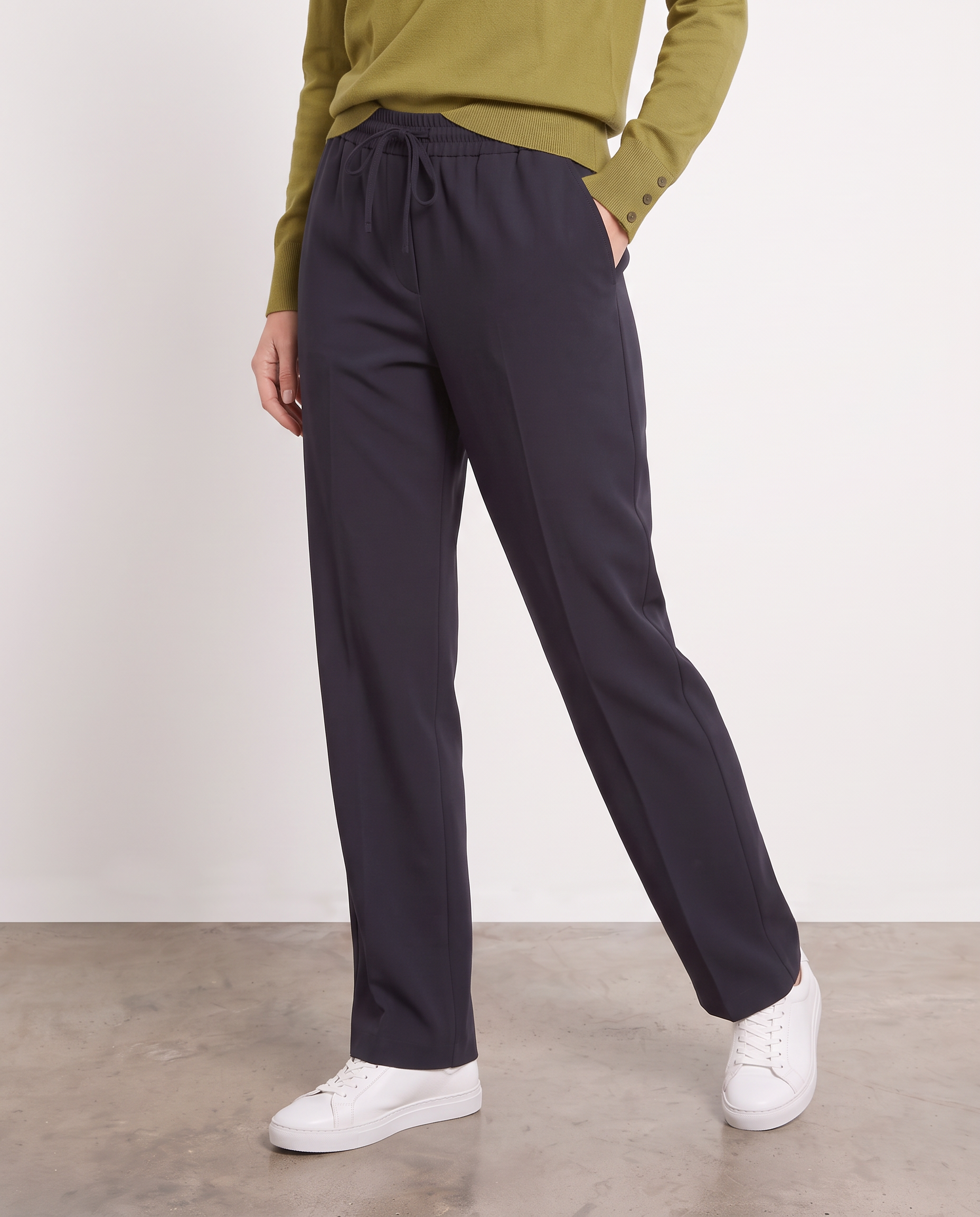 Pantaloni con gamba dritta e coulisse