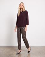 Pantaloni in pelle sintetica