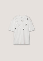 T-shirt in puro cotone con applicazioni