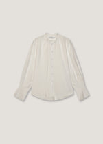 Camicia in misto lino con rouches