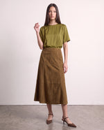 Blusa in satin