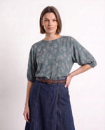 Blusa over stampata