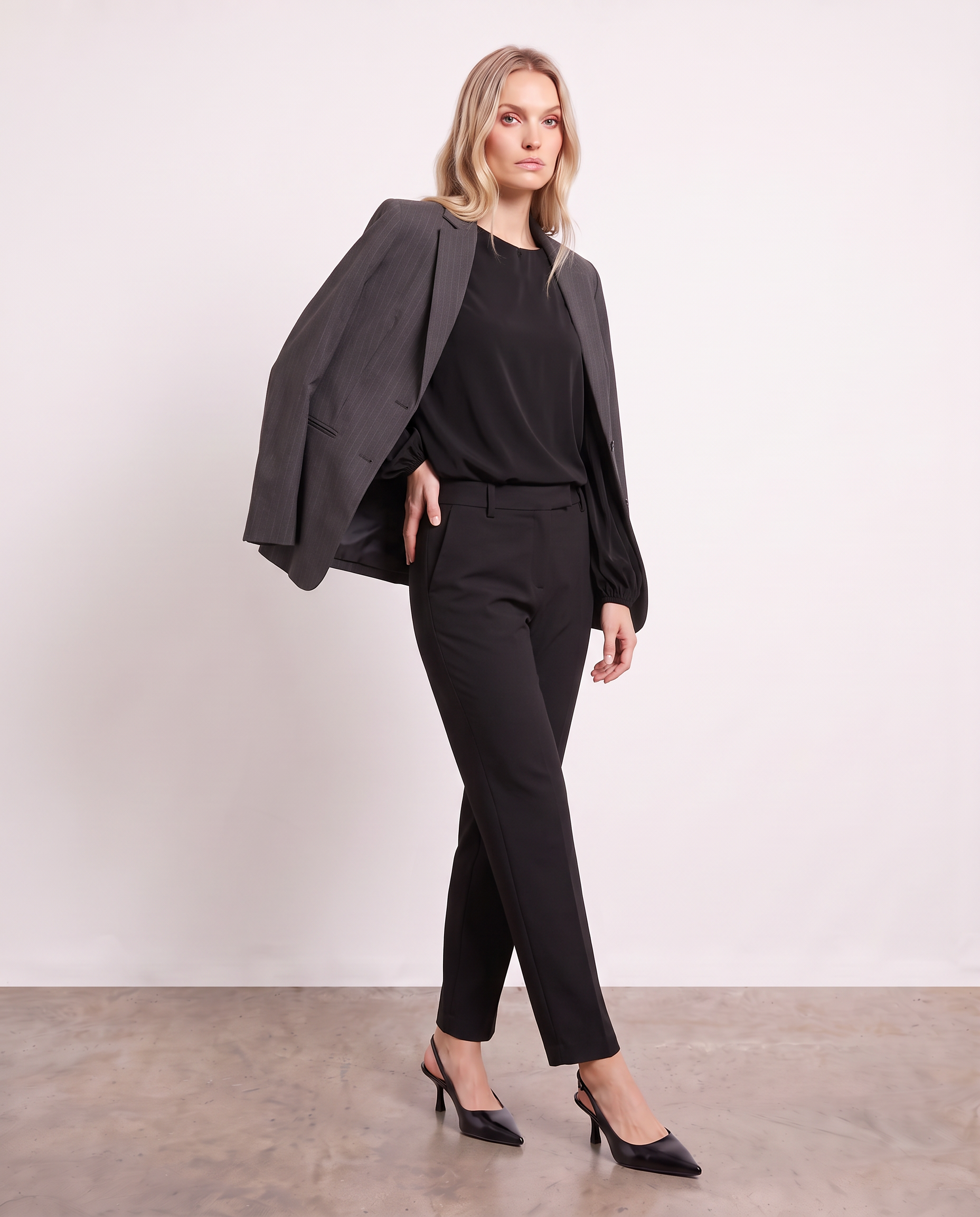 Pantaloni con vita elasticizzata