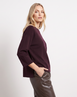Pullover boxy shape