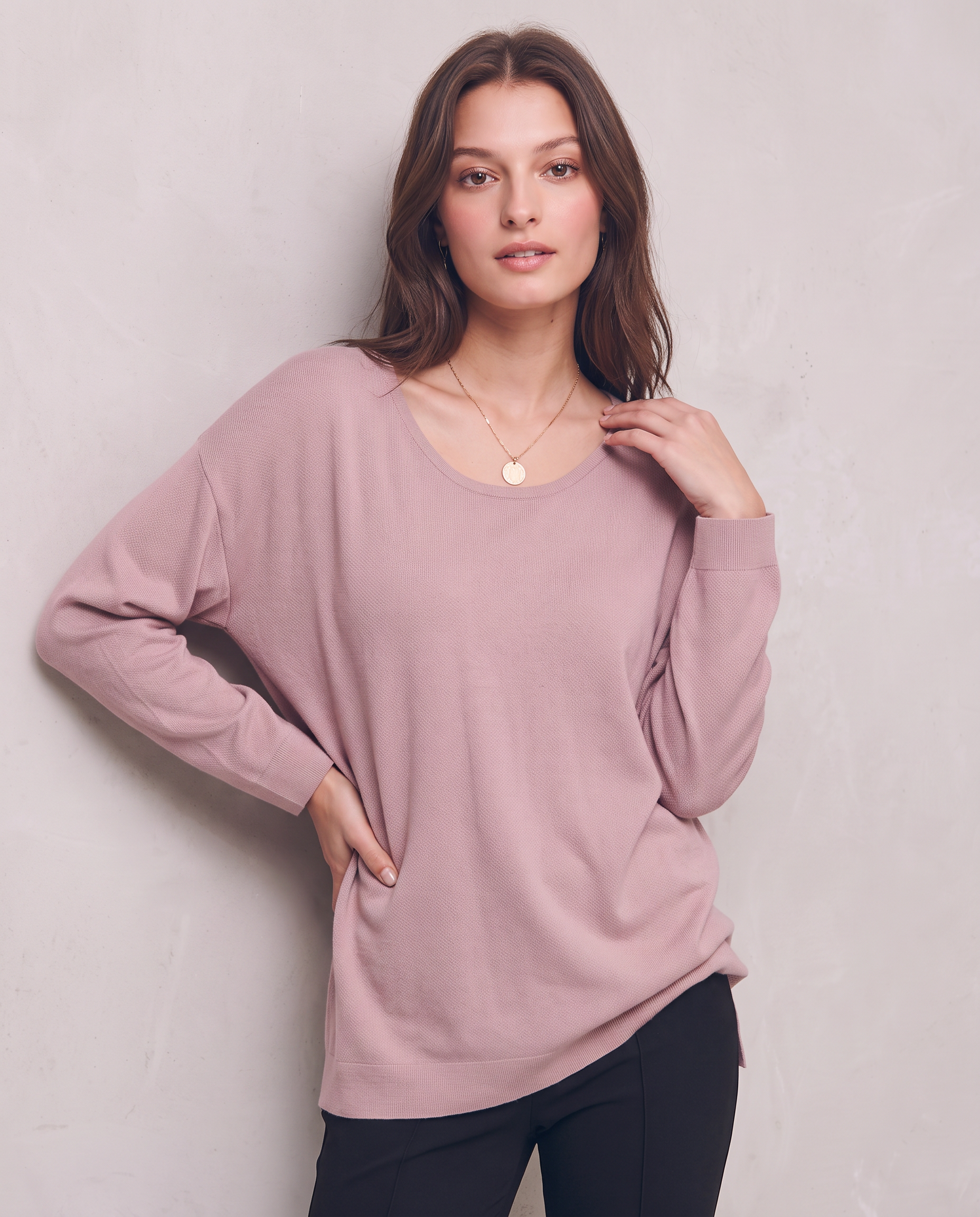 Maglia over a maniche lunghe