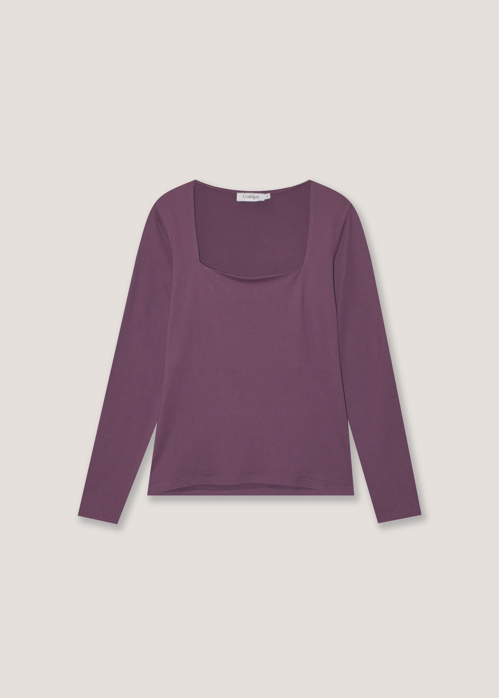 T-shirt aderente maniche lunghe