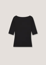T-shirt in costina di cotone