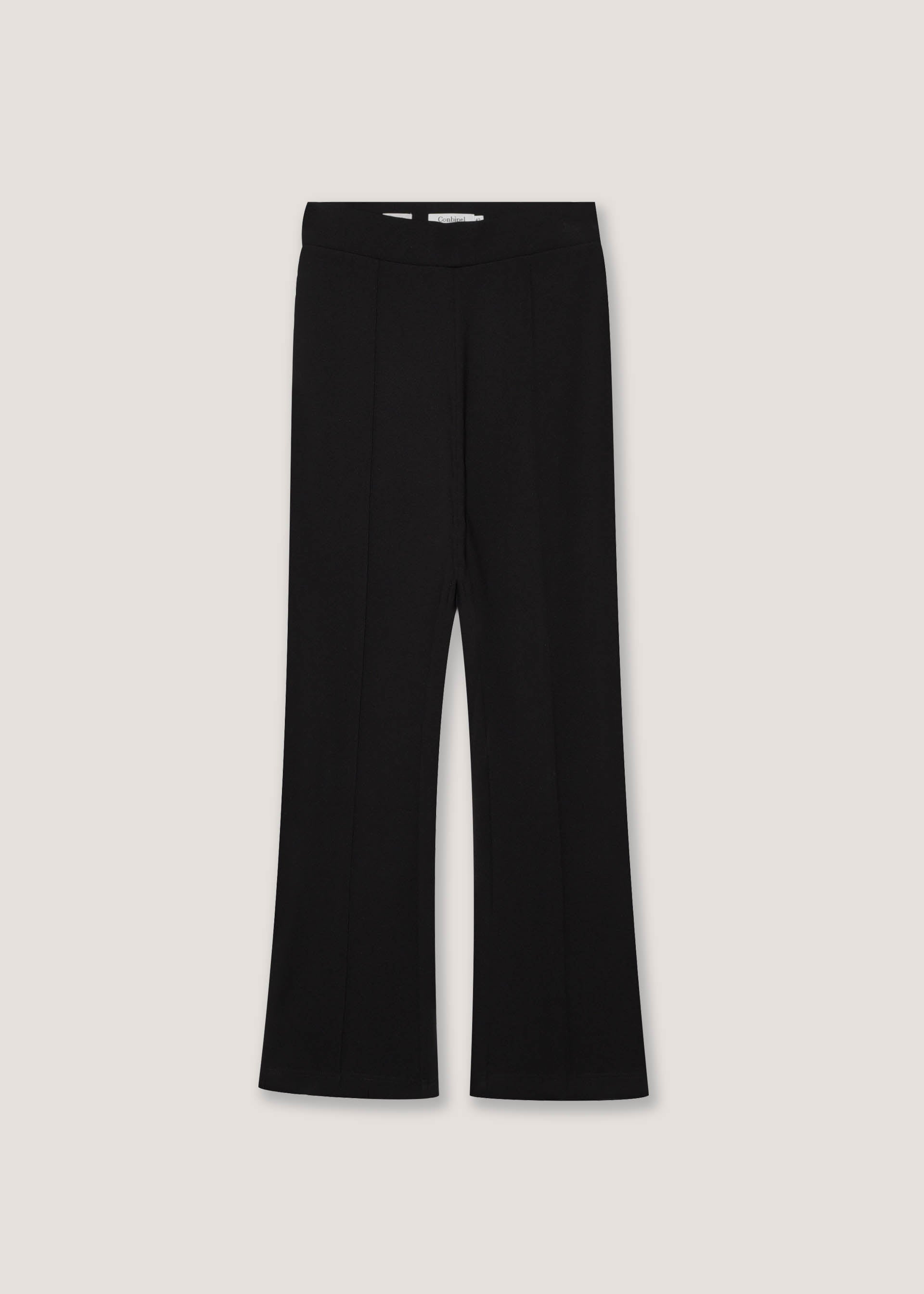 Pantaloni flare in punto stoffa