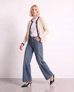 Denim 5 tasche wide leg