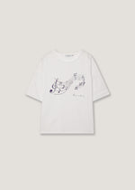 T-shirt in cotone stampata