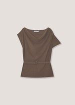 Top in maglia con cintura