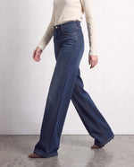 Denim 5 tasche wide leg