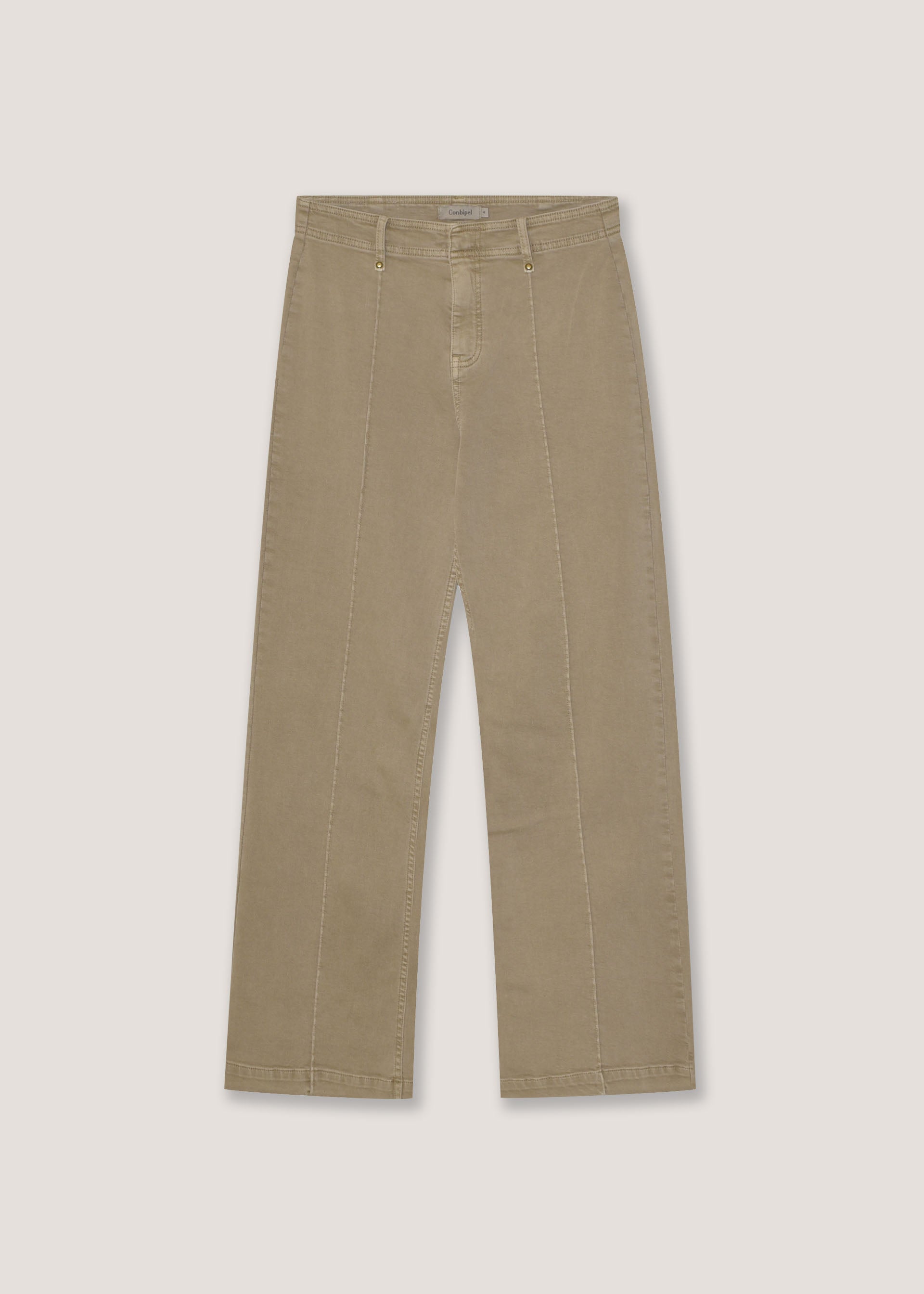 Pantaloni in ampi in cotone stretch
