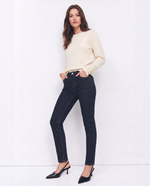 Jeans slim fit a vita media