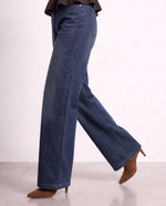Denim 5 tasche wide leg