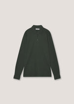 Polo in puro cotone maniche lunghe