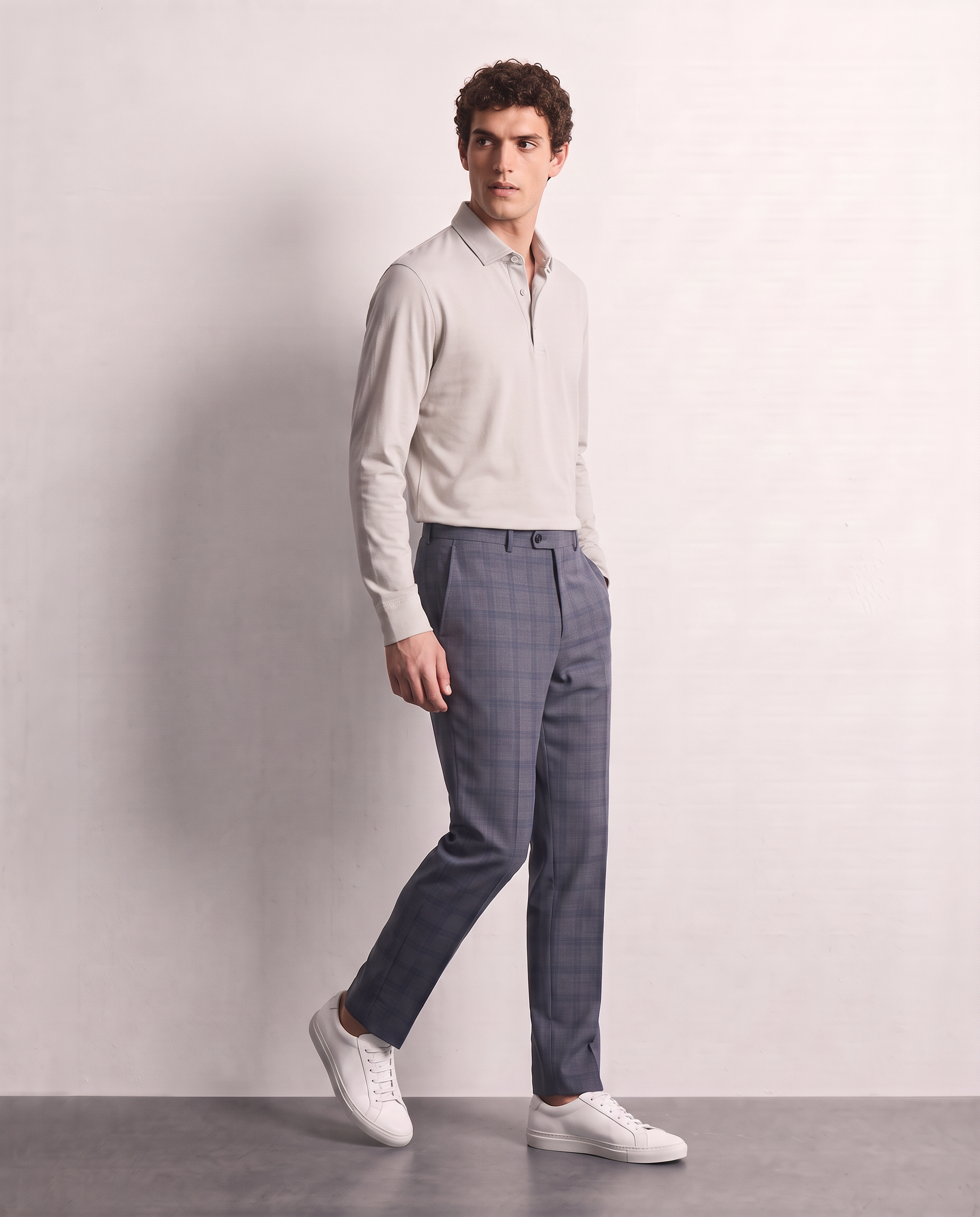 Polo con collo camicia