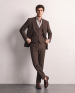 Abito slim fit con gilet e pantaloni