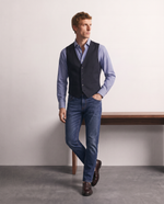 Gilet in jersey con bottoni