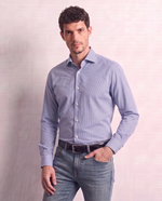 Camicia slim fit a quadretti