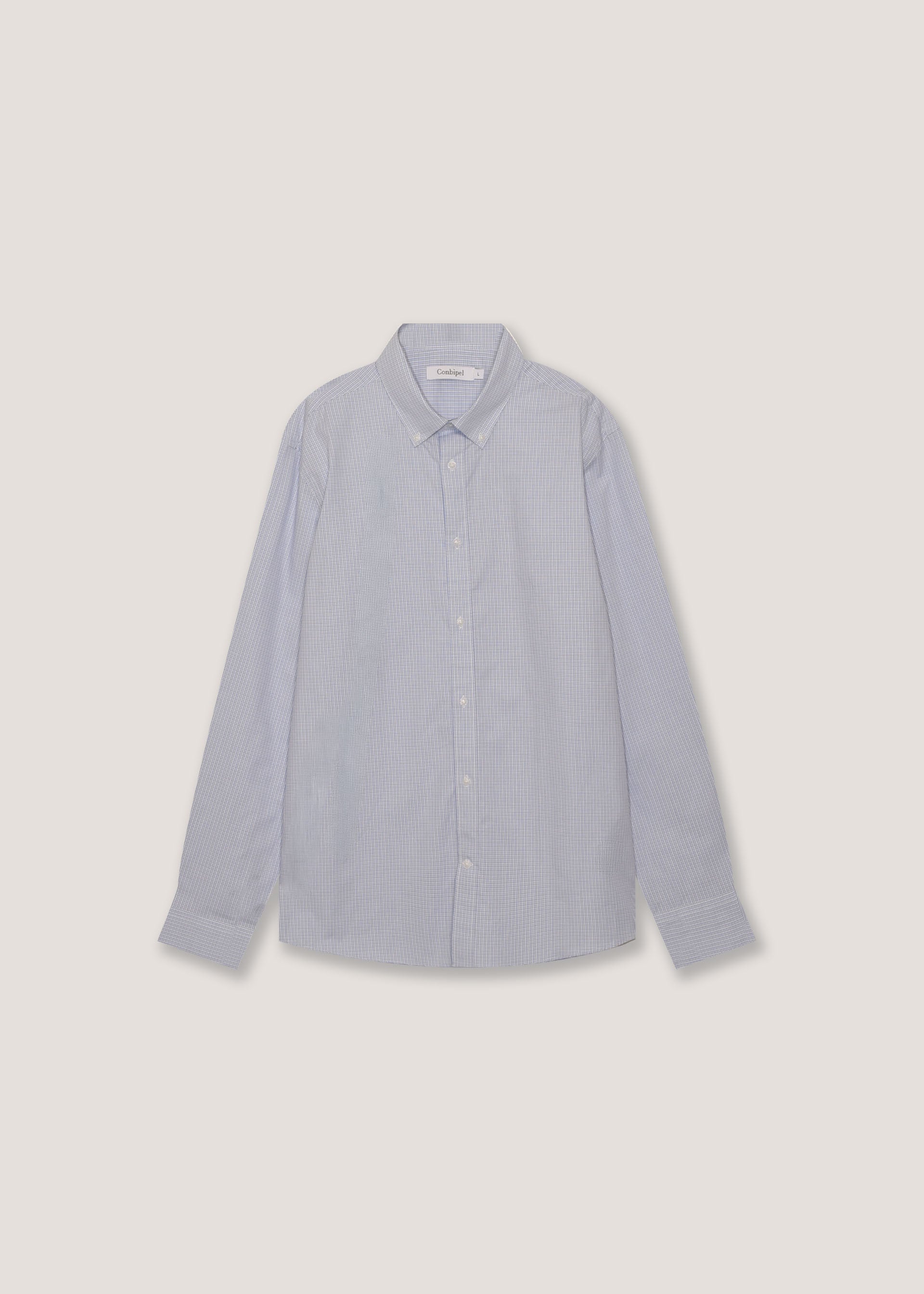 Camicia in puro cotone micro check