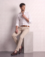 Camicia aderente in tessuto