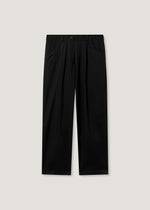 Pantalone in gabardina con vita elastica