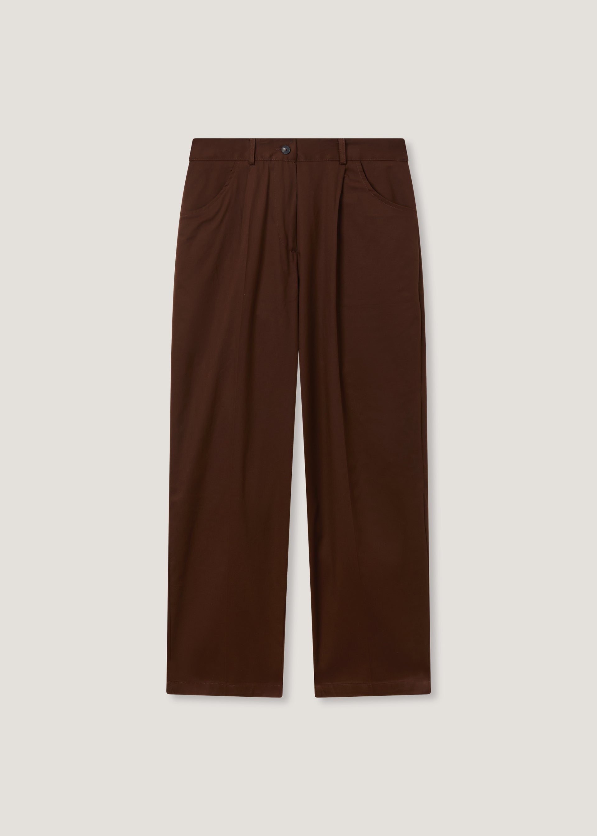 Pantalone in gabardina con vita elastica