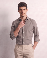 Camicia con micro fantasia
