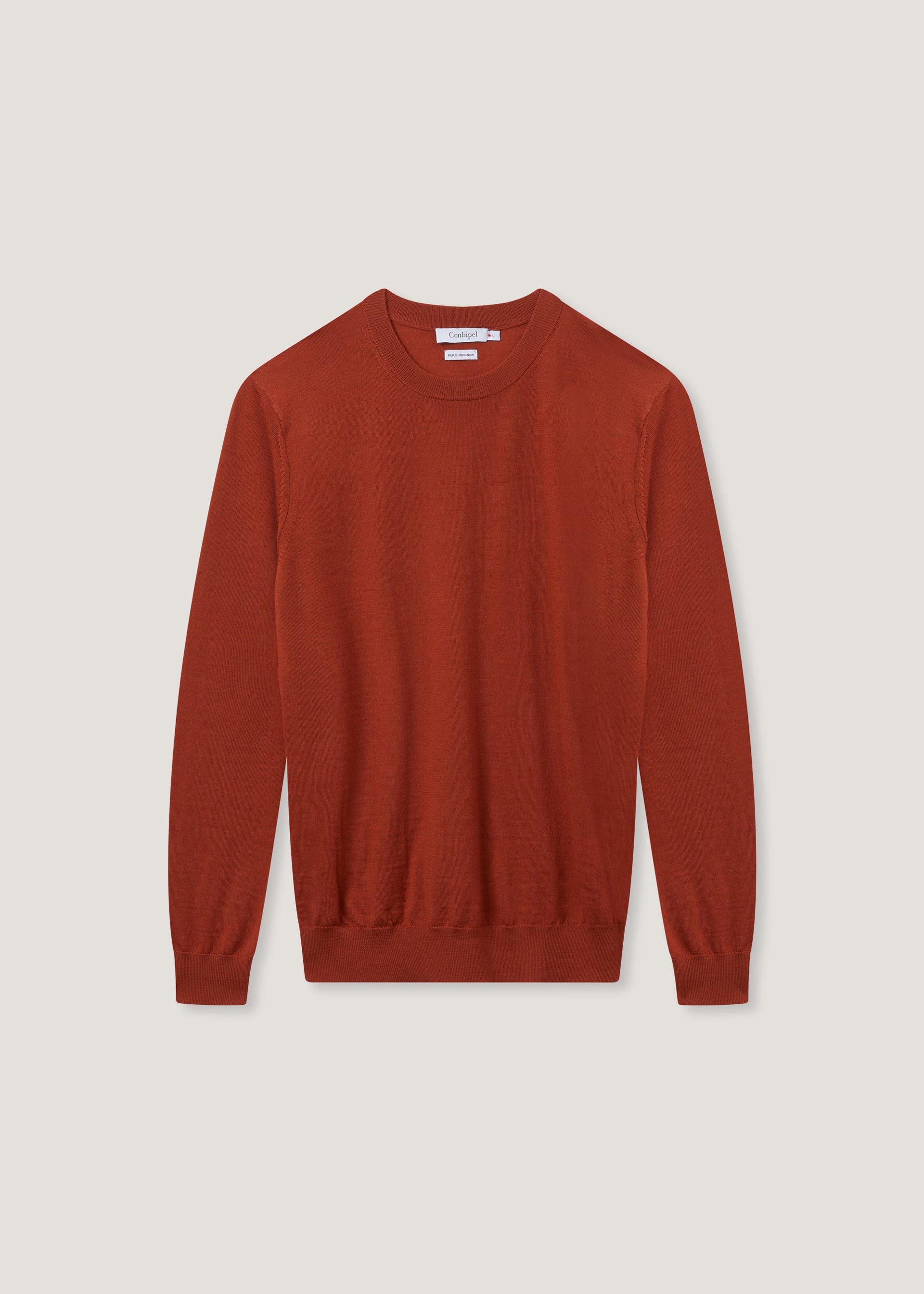 Maglia girocollo in lana merino